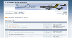 Desktop Screenshot of forums.virtuelairalsace.org